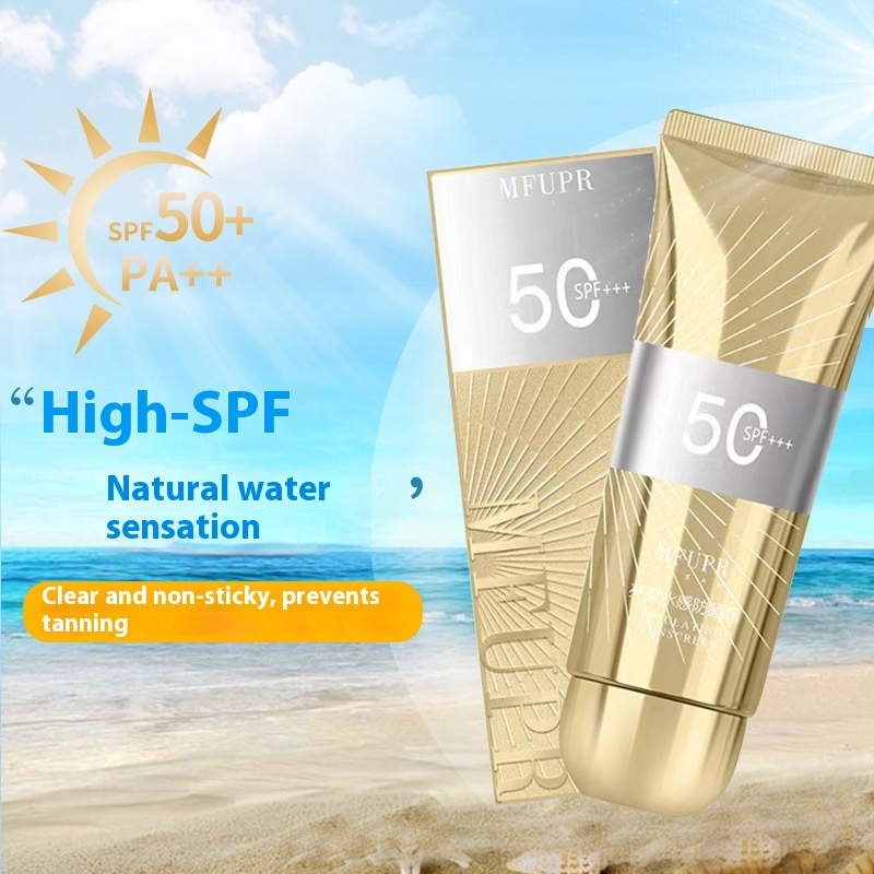 Mfupr Genuine Watery Sunscreen Spf50+++ Non-Whitening, Non-Rubbing, Anti-Uv Sunscreen Lotion