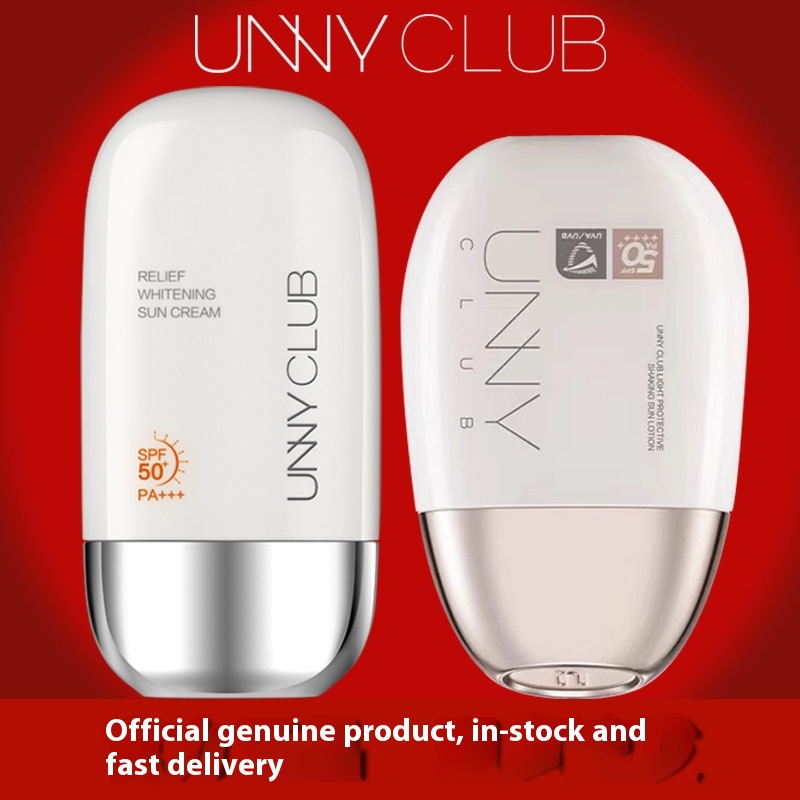 UNNY Youyi Sunscreen Cream Brightening UV Protection Refreshing Isolation Sunscreen Concealer Three-in-One Shake Music Whitening
