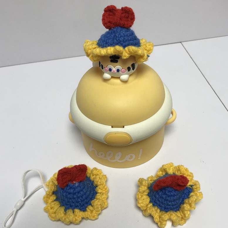 Hamster Parrot Small Pet Hat Toy Hat Hand Crocheted Snow White Crochet Hat Ornaments