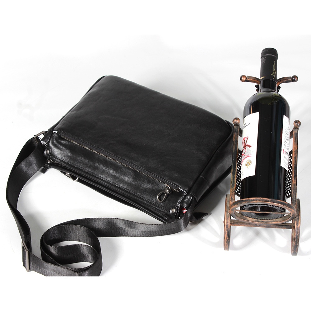 Men's Bags Genuine Leather Shoulder Bag First Layer Cowhide Men's Bag Large Capacity Business Travel Backpack Messenger Bag Men