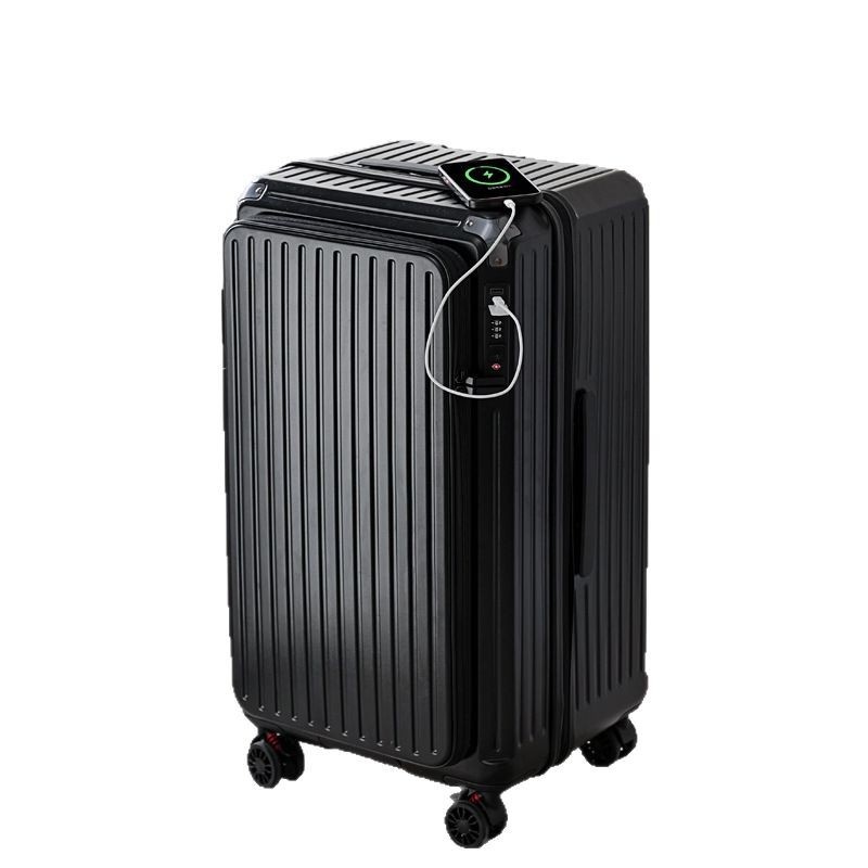 Side Open Lid Luggage PC Wear-resistant Fall-resistant Luggage Case 28 Inch Large Capacity 20 Inch Travel Boarding Box