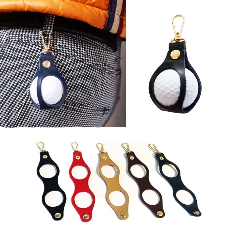 Golf Bag Hollow Single Golf Bag Pu Leather Golf Ball Storage Bag
