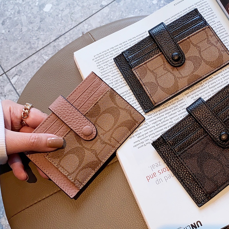 Card Holder For Women,Small,Simple,Retro,Ultra-thin,European And American,Cute,Mini,Exquisite,High-end,Multi-card Slots,Bb Clip