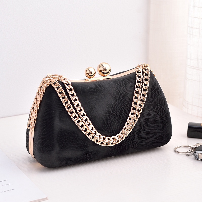 PUEvening Bag European And American Fashion Party Bag High-grade Big Chain Bag