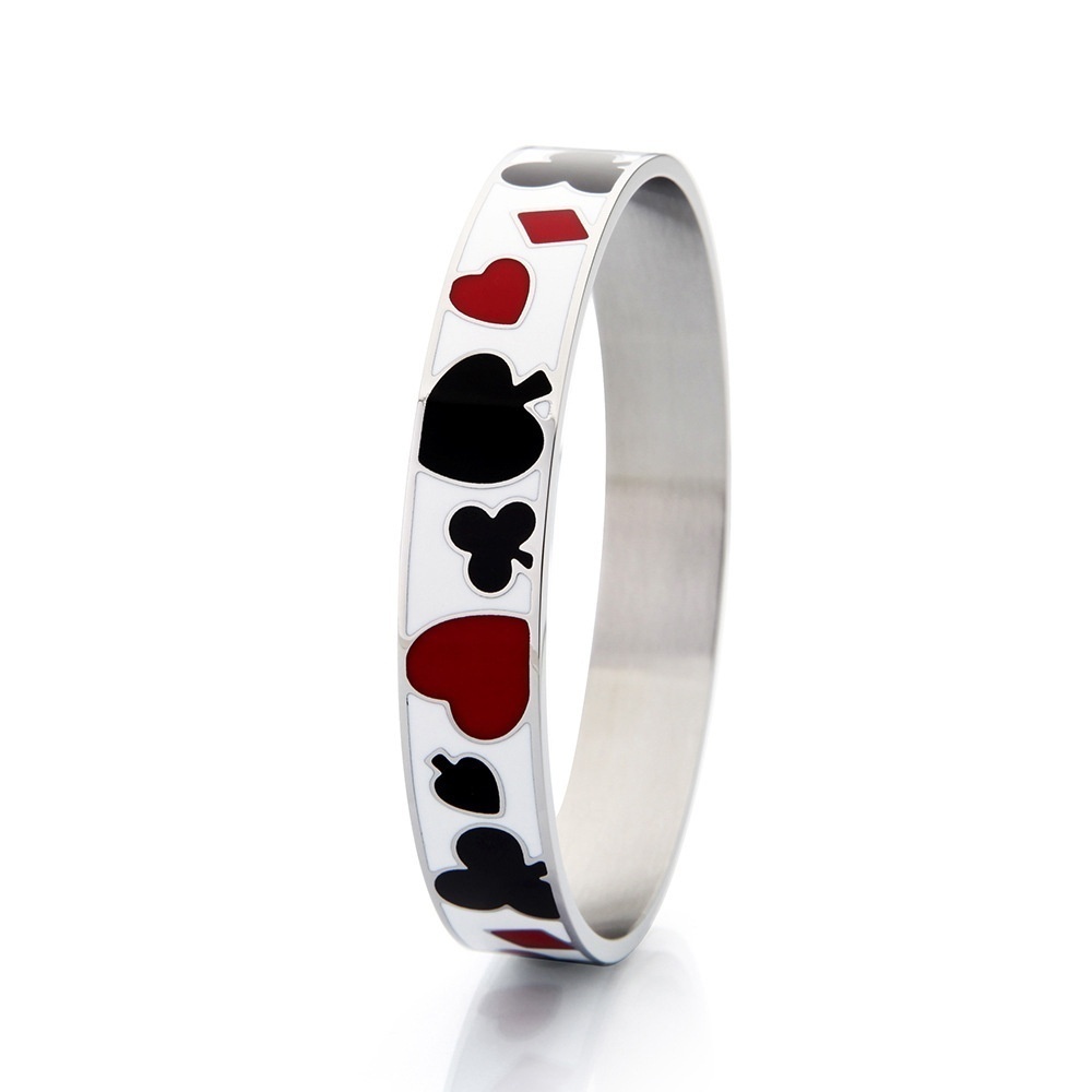 Stainless Steel Bracelets,Enamel Bracelets,European And American Hot-selling Love Bracelets,Jewelrys,One-piece Dery