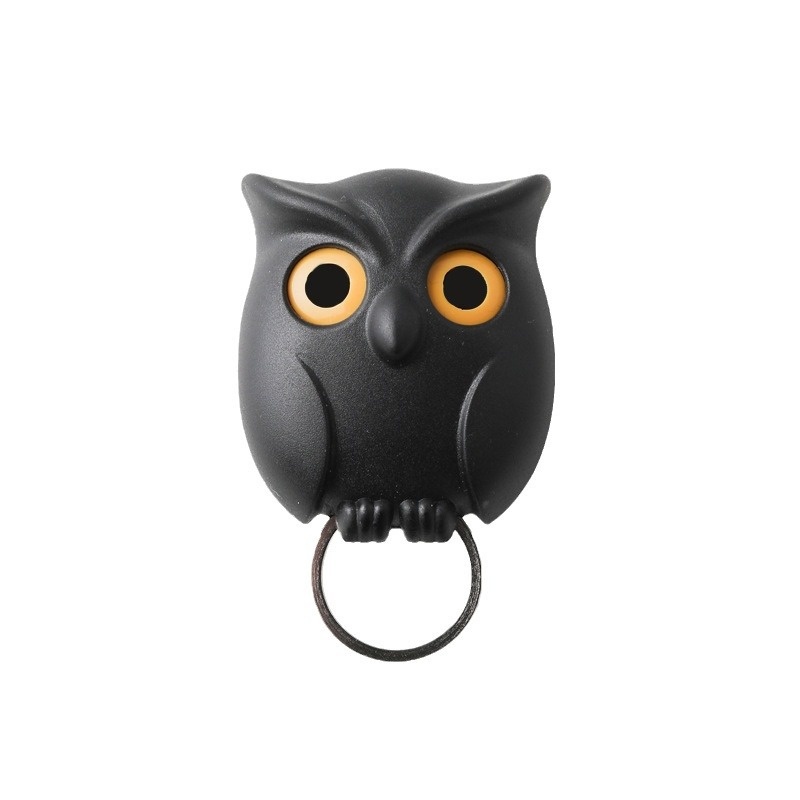 Owl Key Hook Punch-free Creative Key Hook Strong Adhesive Magnetic Key Hook Cute Cartoon Collection