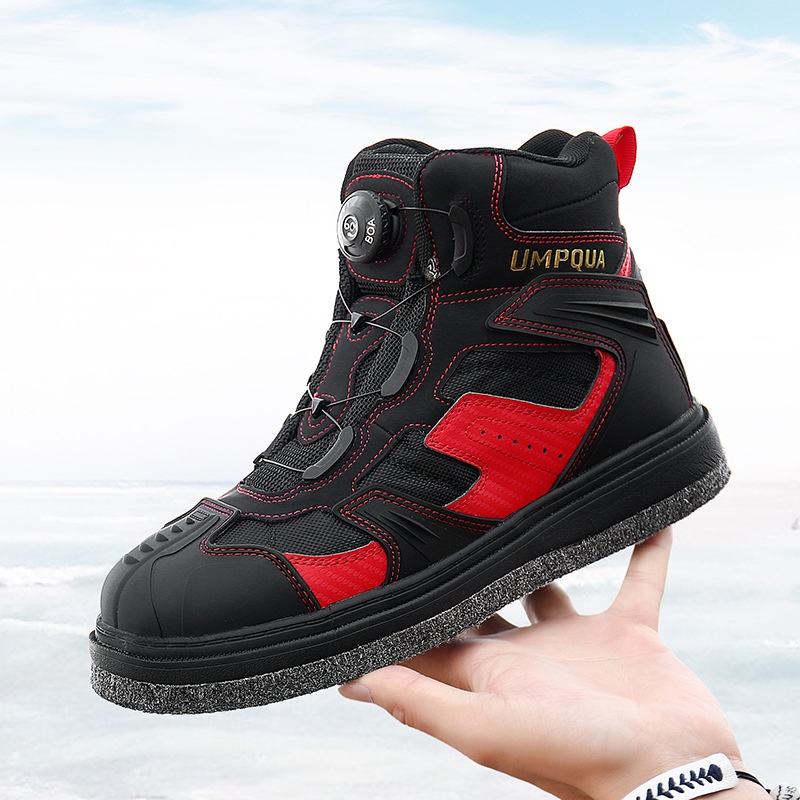 Outdoor Fishing Shoes Men's Four Seasons Sea Fishing Shoes Non-slip Felt Steel Nail Bottom Tracing Shoes Reef Fishing Shoes Controlled Price350