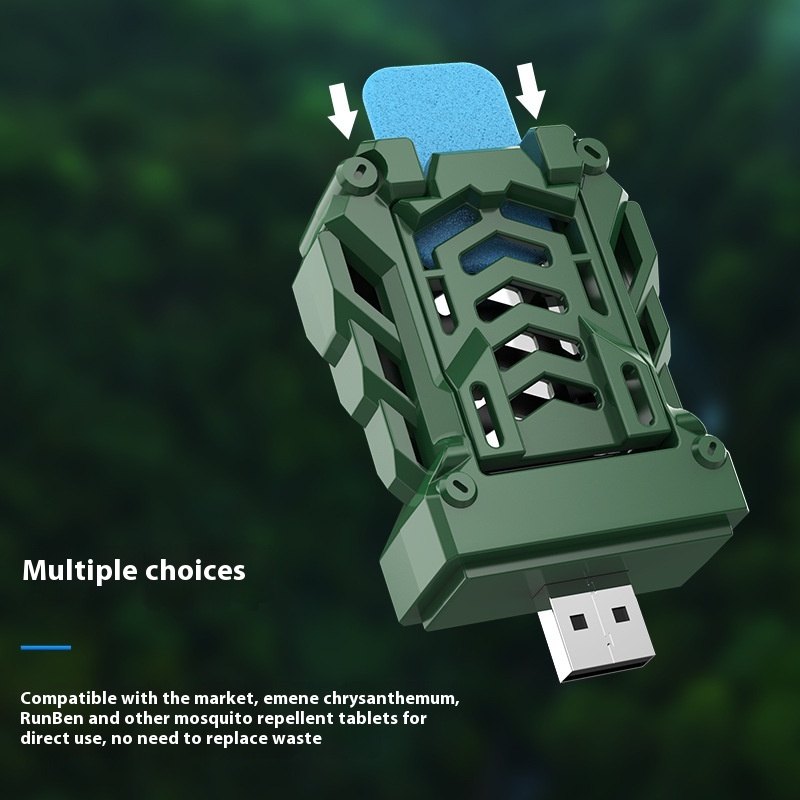 Dedicated Outdoor Camping Household Portable USBRechargeable Mosquito Repellent Heating Electric Mosquito Coil Wireless Mosquito Repellent