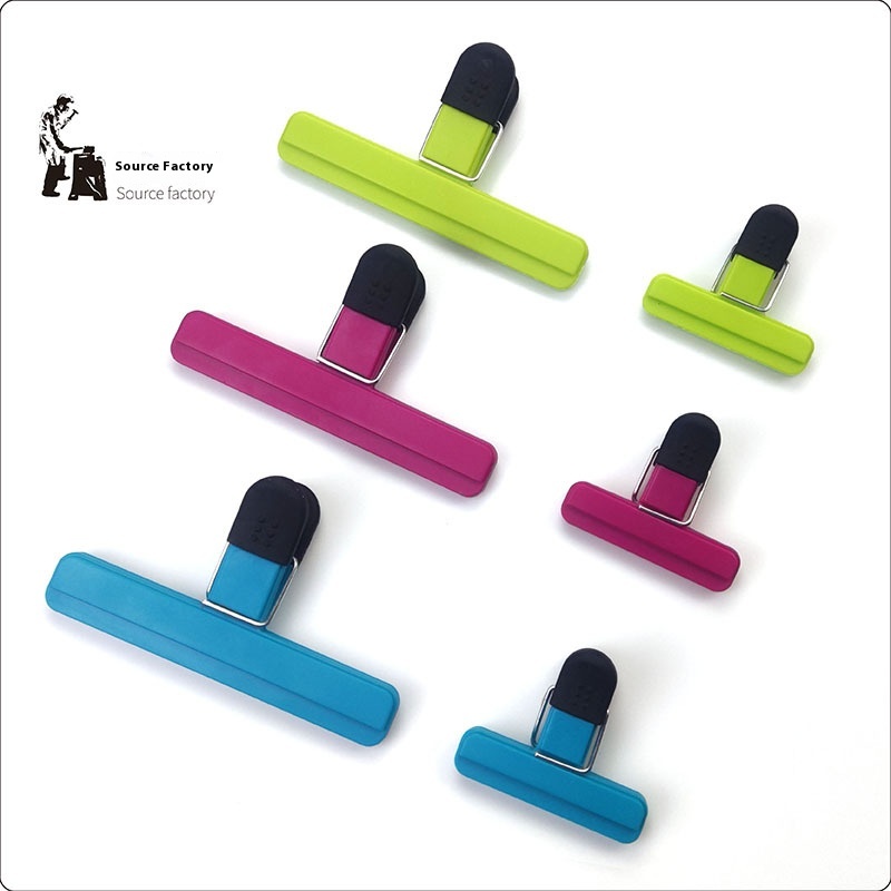 Plastic Bag Sealing Clip Kitchen Organization Multi-purpose Food Preservation Moisture-proof Clip Tea Bag Mouth Clip