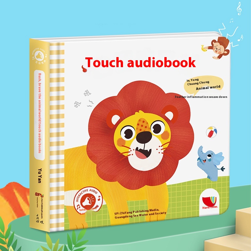 Touch Book That Can Make Sounds. What Sounds Do You Hear? Picture Book That Can’t Be Torn By Children. Early Education Enlightenment Audio Book For0-2 Years Old.