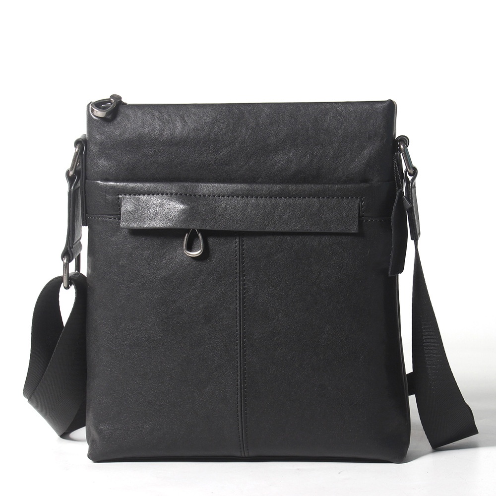 Men's Genuine Leather Vegetable Tanned Leather Men's Shoulder Bag First Layer Cowhide Casual Messenger Bag Fashiony Men's Bag