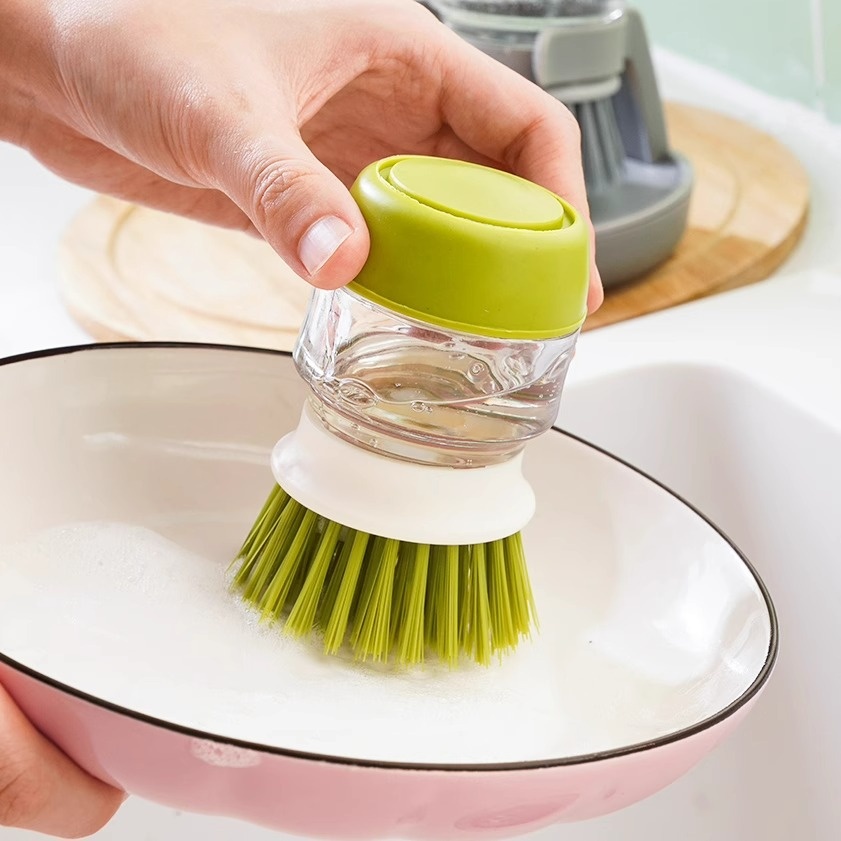 Kitchen Multi-functional Cooktop Brush Cleaning Brush Household Decontamination Oil-free Pot Dishwashing Brush Wiping Pot