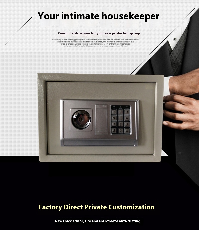 Home Safe Custom Office Electronic Password Safe Hotel Safe Safe Metal Password Box