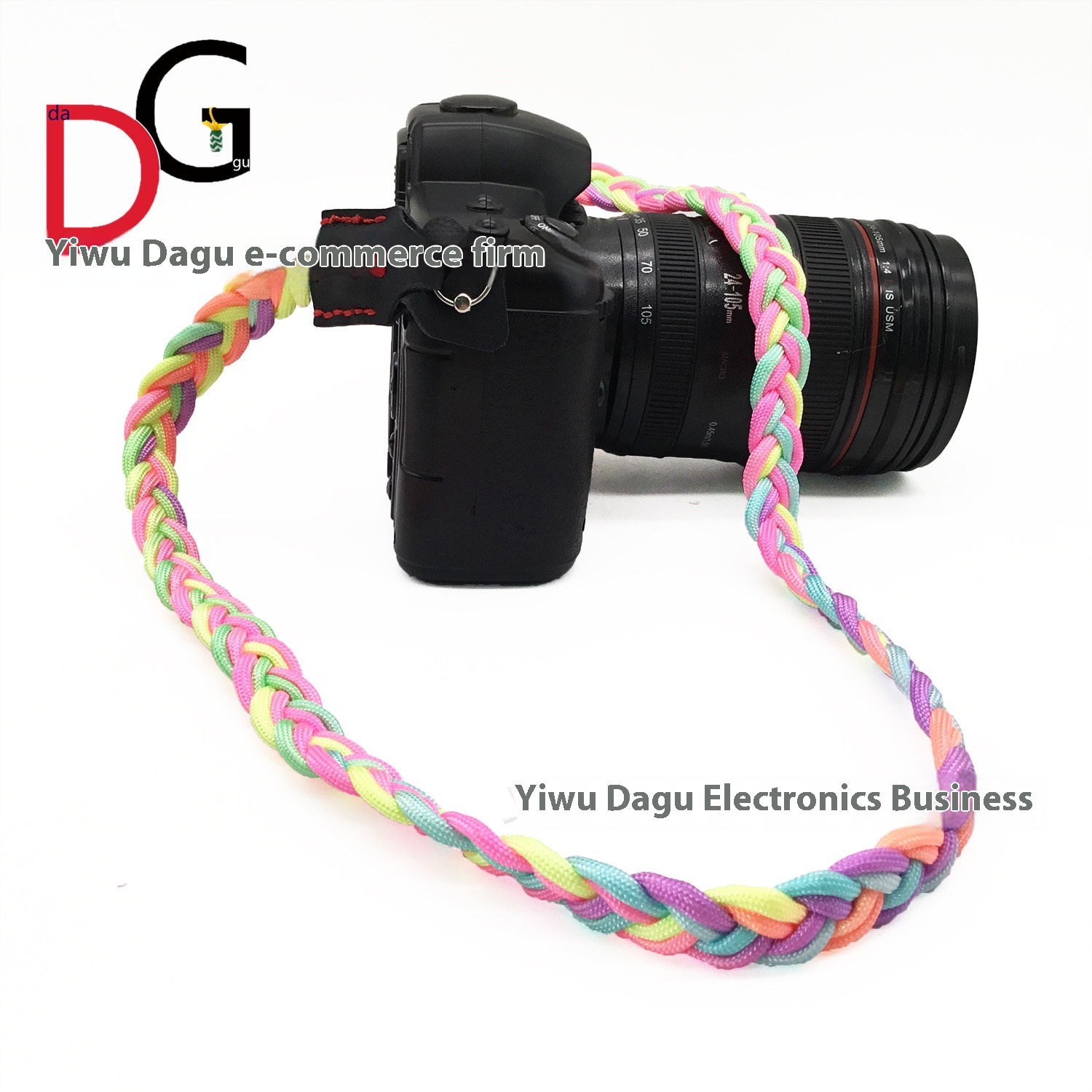 Outdoor Parachute Hand-woven Camera Strap S L R Camera Shoulder Strap Decompression Camera Strap Camera Rope Halter Neck