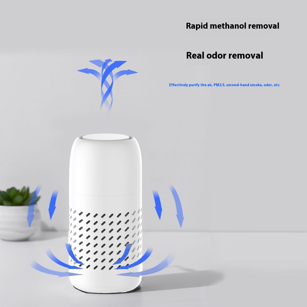 Car Air Purifier Car Formaldehyde Odor Removal Negative Ion P M2.5 U S B Car Oxygen Bar