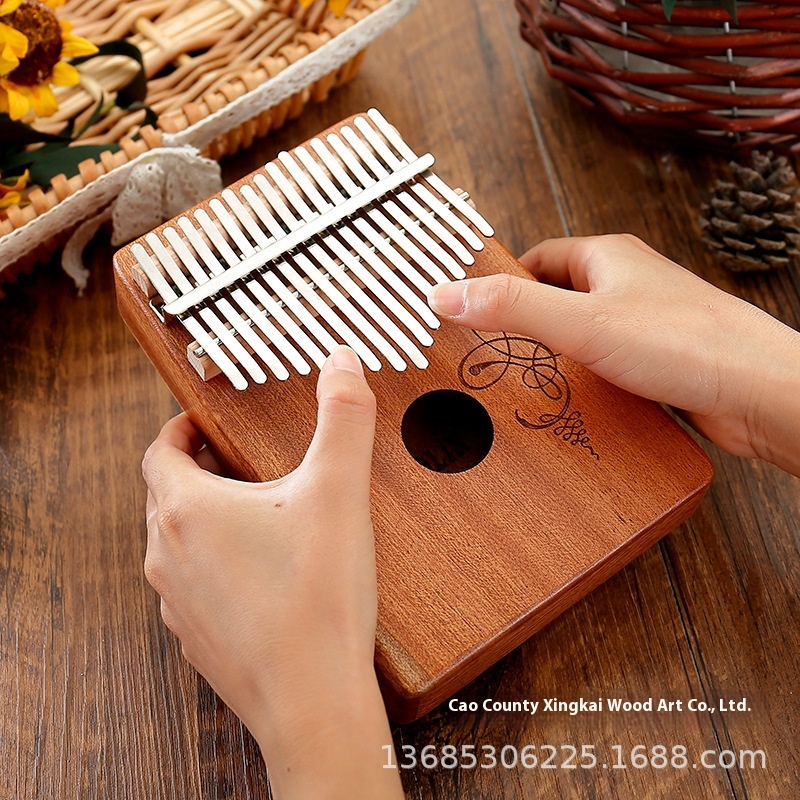 Thumb Piano Kalimba17-tone Beginner Finger Piano Kalimba Mini Five-finger Portable Musicaltrument