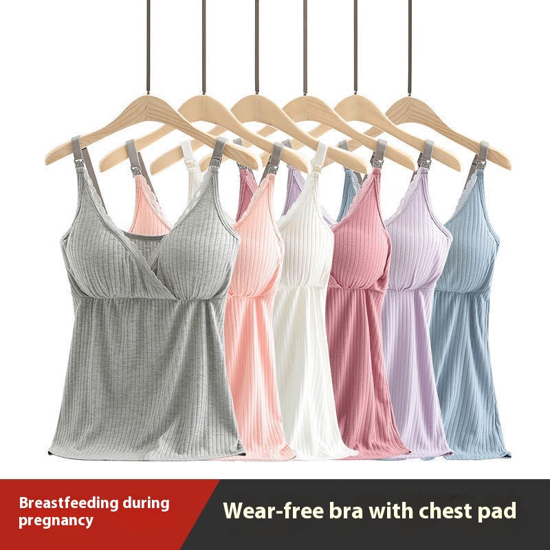 Spring And Autumn Pure Cotton Pregnant Women Postpartum Breastfeeding Cotton Pajamas Warm Underwear Confinement Clothing One Piece Dropshipping