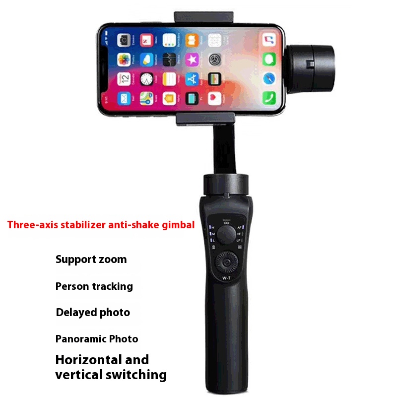 Mobile Phone Stabilizer Three-axis Anti-shake Gimbal Douyin Vlog Short Video Shooting Bracket Character Tracking Zoom