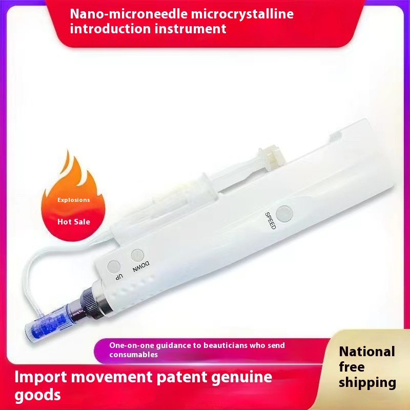 Nano Microcrystal Introductiontrument Beauty Salon Dissolvingtrument Electric Microneedle Mts Medium Embryo Freeze-dried Powder Hydrating Melt Needle-free