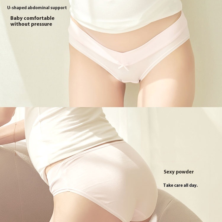 Maternity Low-waist Underwear Maternity Underwear Breathable Low-waist Underwear Breathable Briefs Prenatal And Postpartum Large Size Underwear