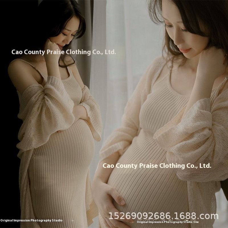 Maternity Photography Clothing Aesthetic Style Maternity Clothes Art Photo Clothing Pregnant Mommy Belly Photo Photo Clothing
