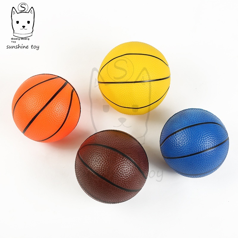16cm Children's P V C Inflatable Small Basketball Toy Palm Small Ball6 Inches Kindergarten Slap Ball