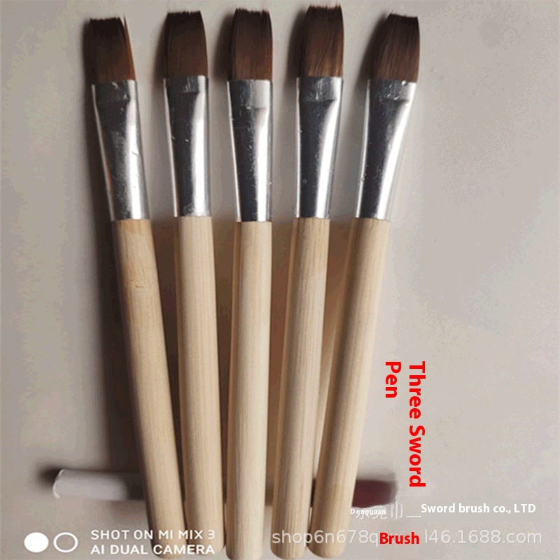 High-quality Paint Brushes, Art Brushes, Nylon Oil Paint Brushes, Single Flat-head Children's Paint Brushes, Welcome To Call Us