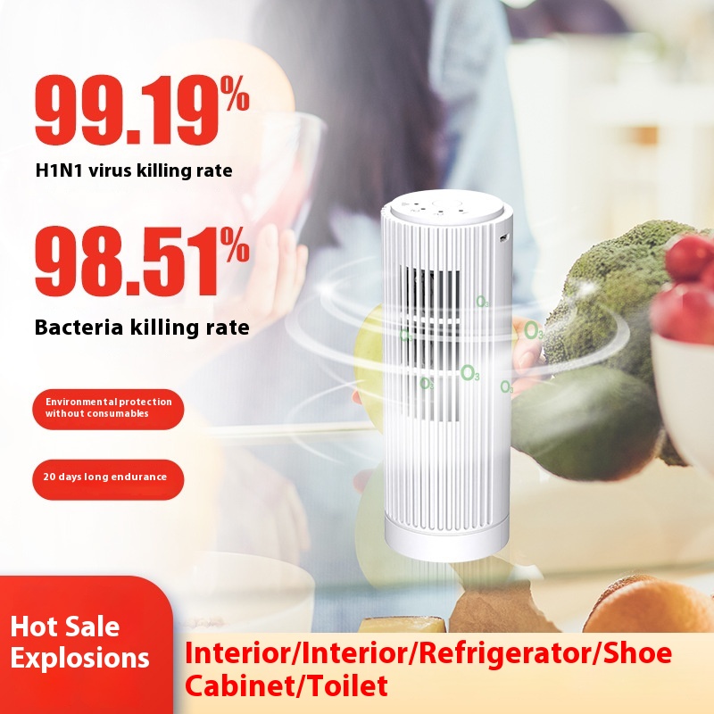 Household Car Air Purifier Sterilization And Disinfection Machine Removes Formaldehyde P M2.5 Desktop Negative Ions Removes Smoke