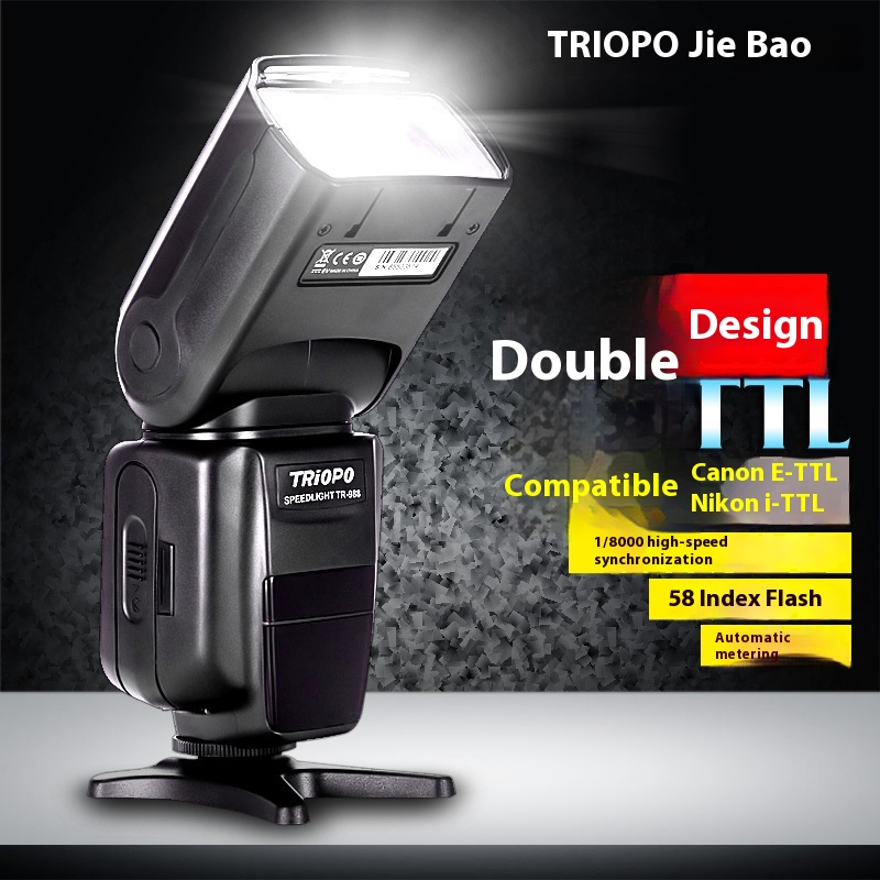 Jebao T R-988 Flash S L R Camera Canon And Nikon Suitable For Dual-mode Dual Standby High-speed Synchronization Automatic T T L