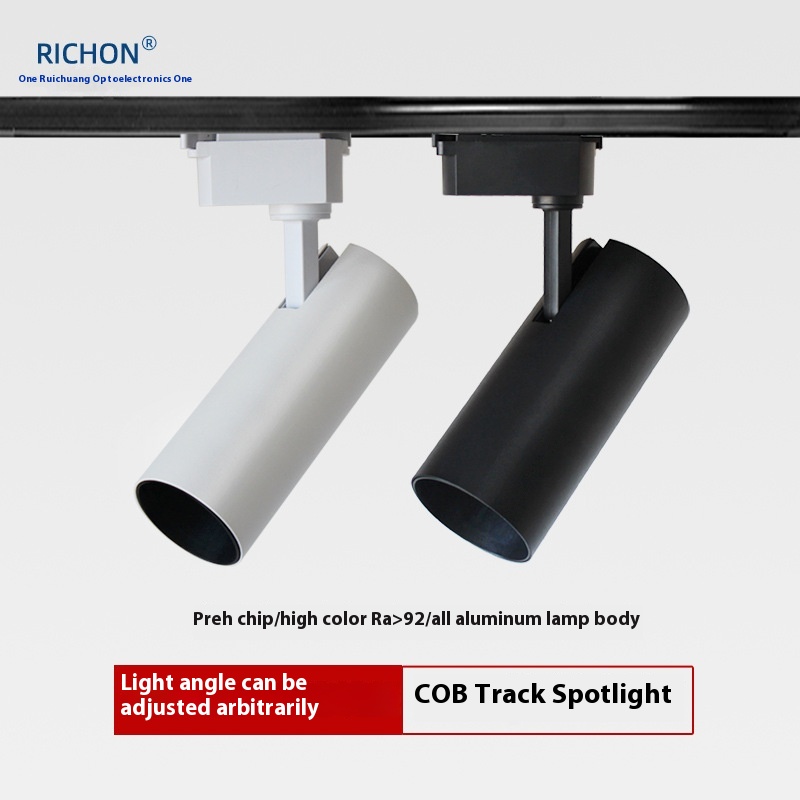 Long Tube L E D Track Light10 W20 W30 W Clothing Store Exhibition Hall Full Watt High Brightness C O B Track Light Three-year Warranty