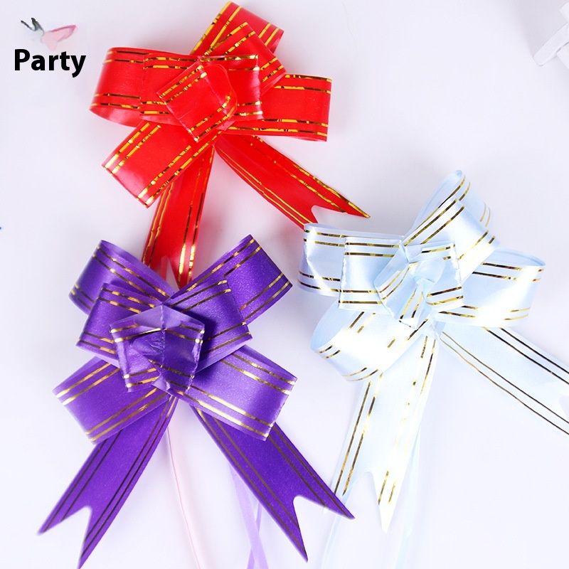 Han Xuan Wedding Car Supplies Latte Flower Bow Hand- Latter Wedding Supplies Birthday Party Gift Decoration Ribbon Strips