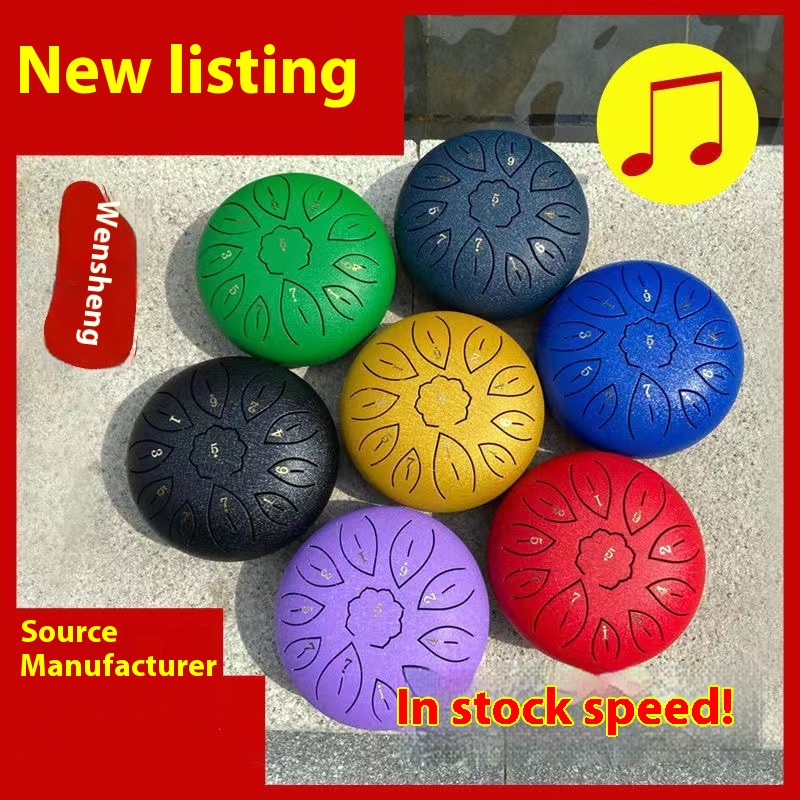 6-inch Ethereal Drum6-inch11-tone Ethereal Drum C-key Steel Tongue Drum Children's Musicaltrument Exclusively For