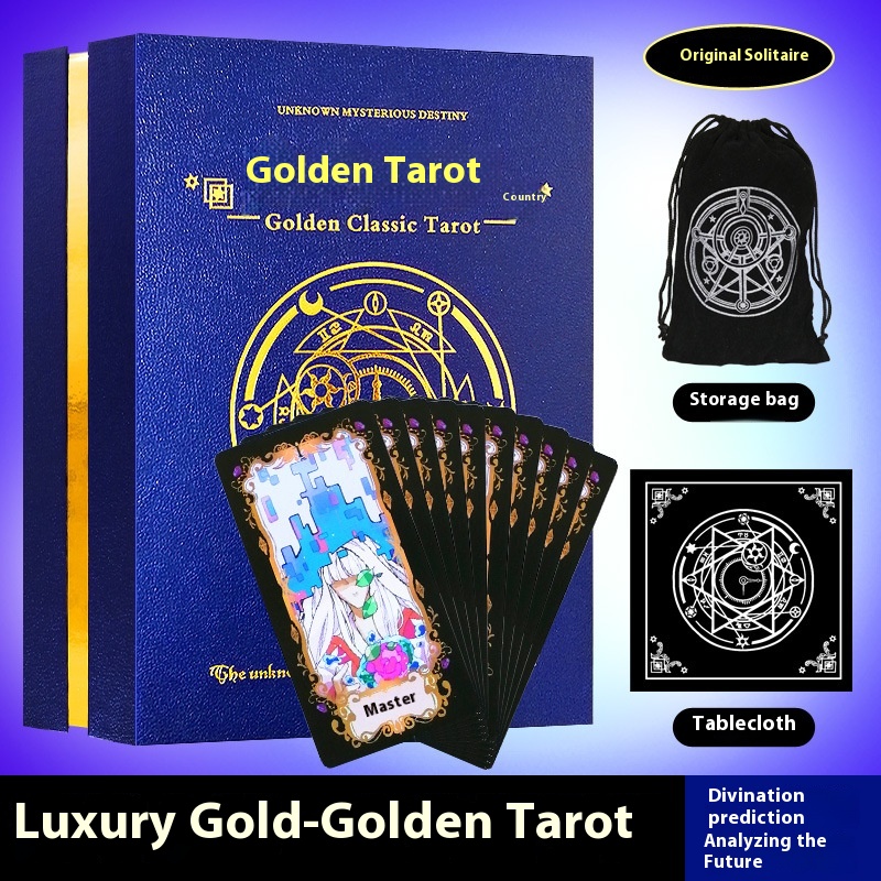 Deluxe Edition Genuine Complete Set Of Tarot Cards Magic Tarot Destiny Tarottruction Manual Tablecloth Storage Bag