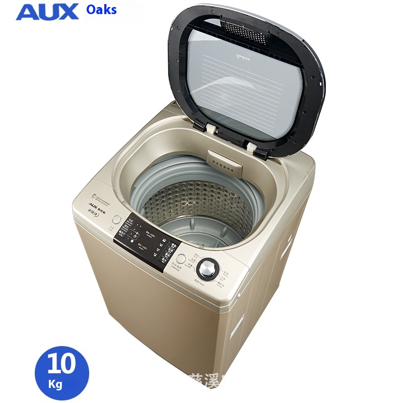 220 V Oaks10 Kg Fully Automatic Washing Machine Household Pulsator Washing Machine Quick Wash And Remove All-in-one With Blue Light Joint Warranty