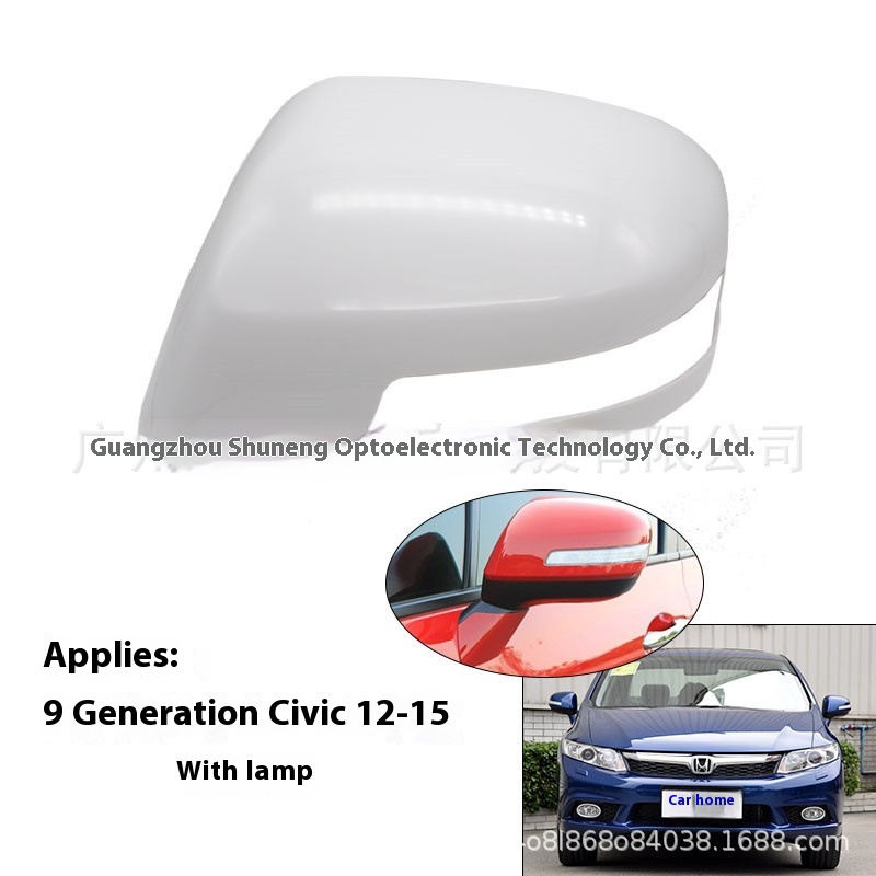 Suitable For Honda9th Generation Civic Reversing Mirror Assembly12,13,14,15 Rearview Mirror Rear Reflector Housing