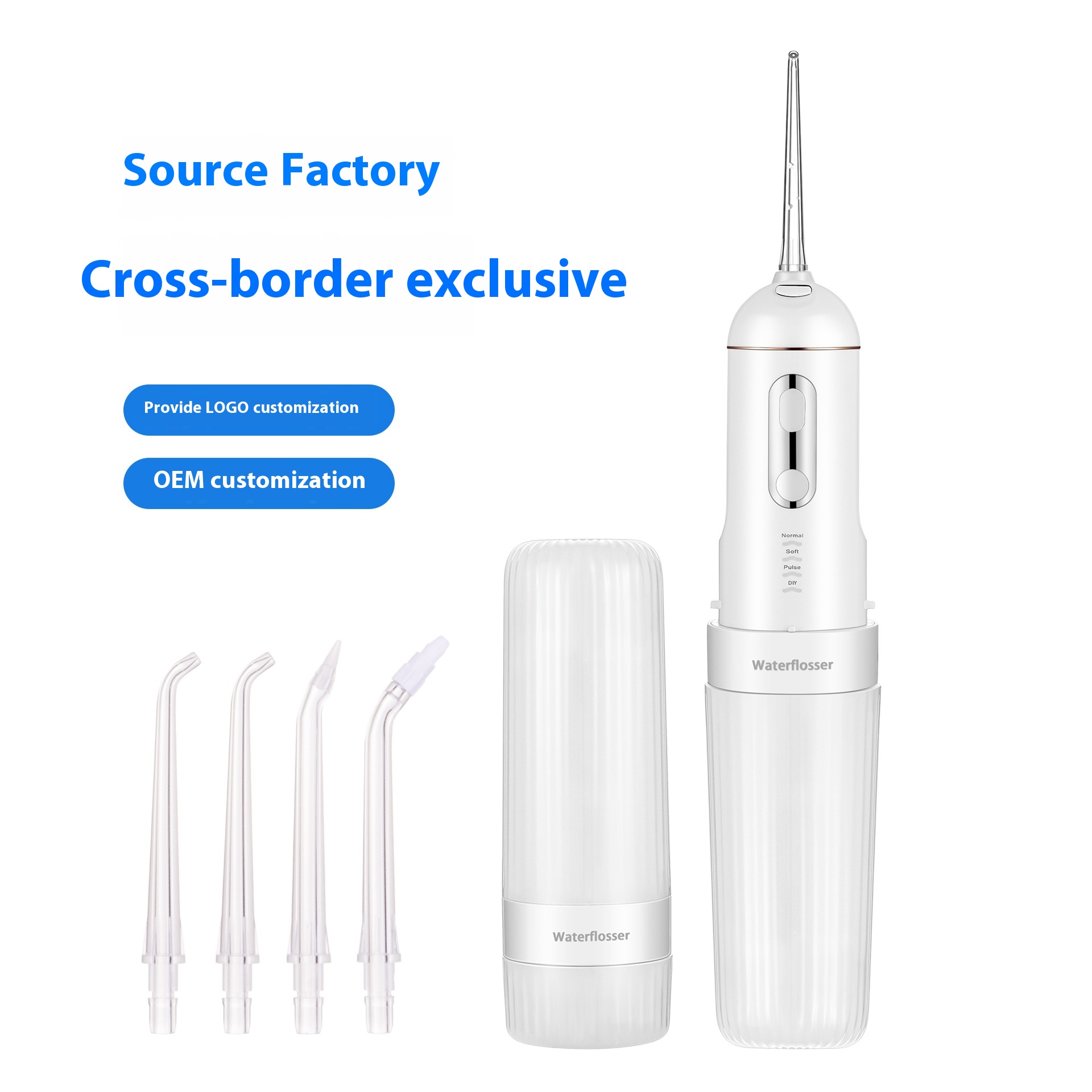 Portable Electric Tooth Rer, Water Flosser, Interdental Cleaner, Orthodontic Tooth Cleaner, Mini Household Large Capacity