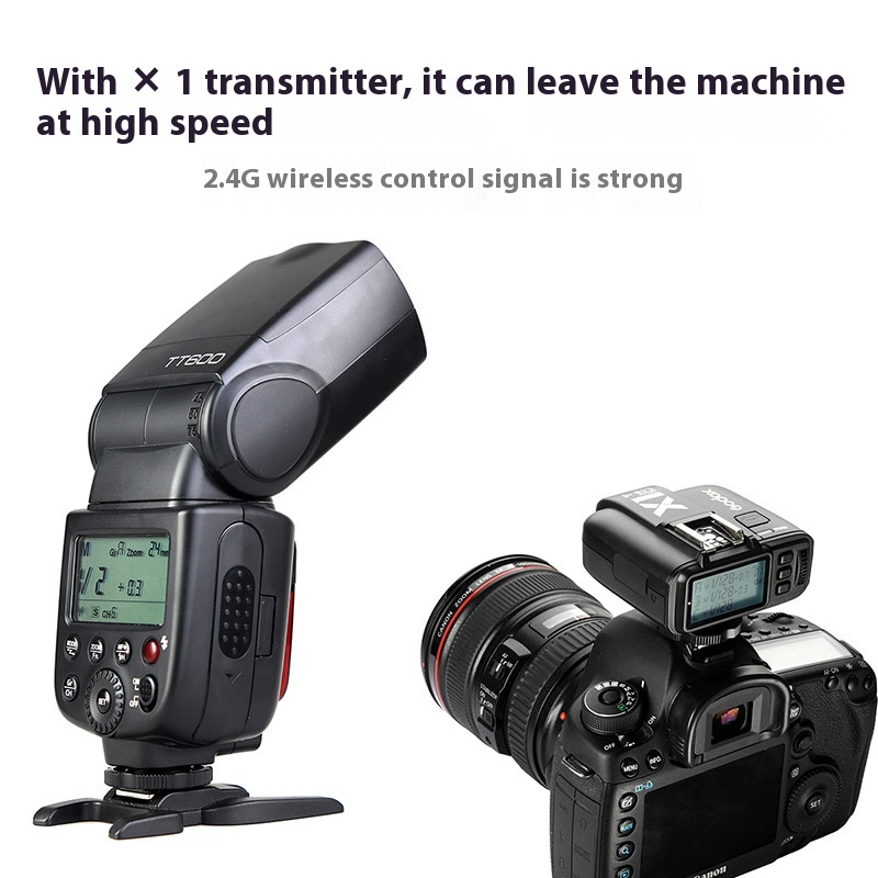 Godox Tt600 On-camera Flash S L R Camera Suitable For Canon70d/6d/700d Nikon Pentax Tt600s