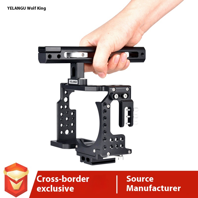 S L R Micro Single Photography Rabbit Cage Handheld Stabilizer Low Shooting Flash Bracket A7 Series Camera