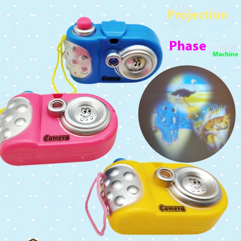 Children's Projection Luminous Toy Cartoon Projection Camera Children's Educational Luminous Camera