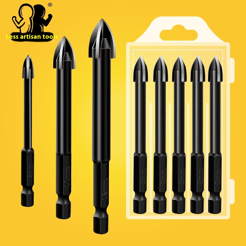 Multifunctional Triangular Drill Bit Glass Ceramic Vitrified Tile Full Ceramic Tile Wall Plastic Wood Punch Multifunctional Hole Opener