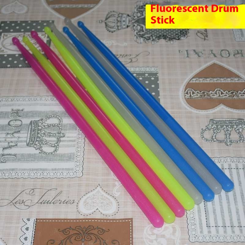 Fluorescent Stage Performance Drum Set5 A Flashing Night Fluorescent Drumstick Electronic Drum Luminous Jazz Drum Stick