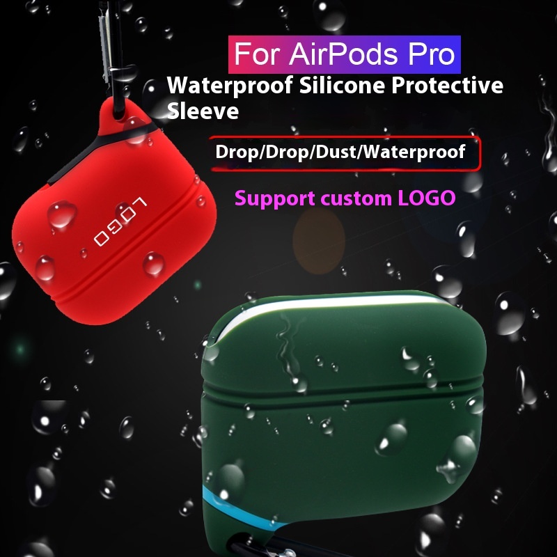 Suitable For Airpods Pro Wireless Bluetooth Headset All-in-one Waterproof Cover Apple Wireless Bluetooth Headset Protective Cover