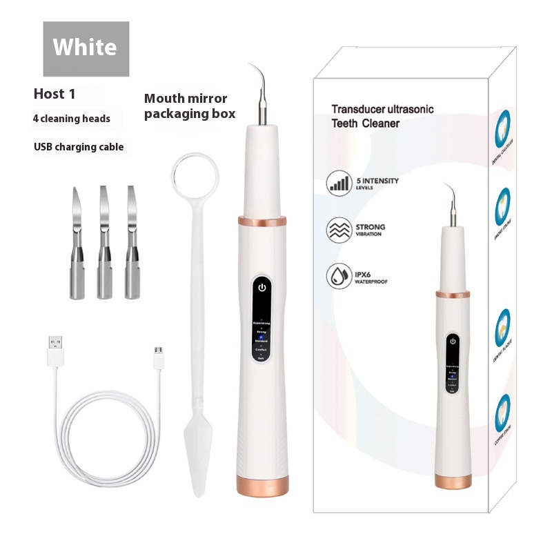 Ultrasonic Electric Tooth Cleaner, Dental Calculus Remover, Tartar Cleaner, Water Flosser, Tooth Washer