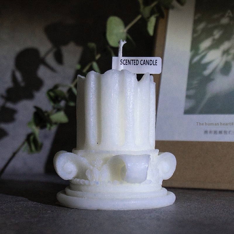 Roman Column Scented Candles Foreign Trade European Column Shape Scented Candles - 2