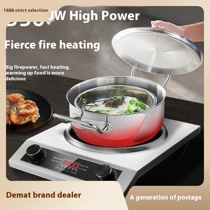 Free Shipping On Induction Cooker Household3500 W Concave High Power Commercial Stove European Standard Foreign Trade Export