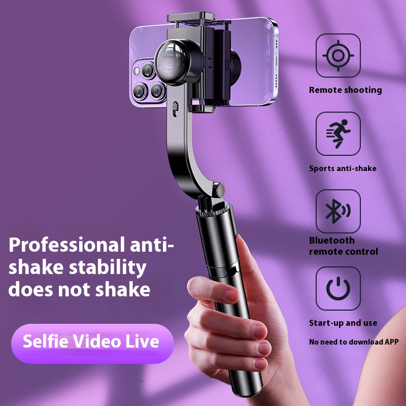 Anti-shake Mobile Phone Gimbal Stabilizer Handheld Selfie Stick Tripod Vlog Bracket