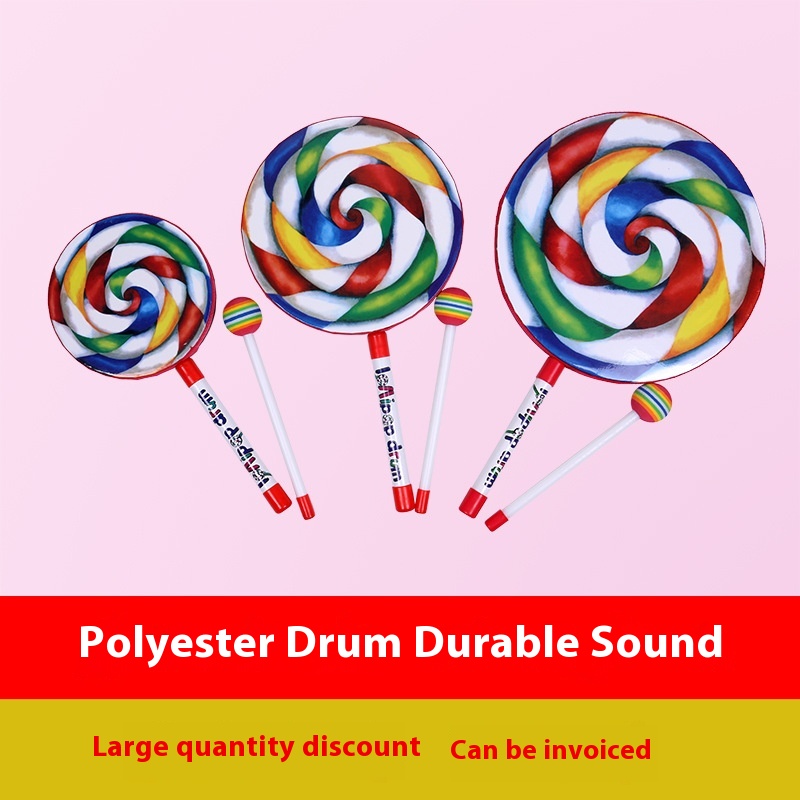 [] Children's Percussiontruments, Kindergarten Early Education Toys, Lollipop Drums, Dance Training Class Props