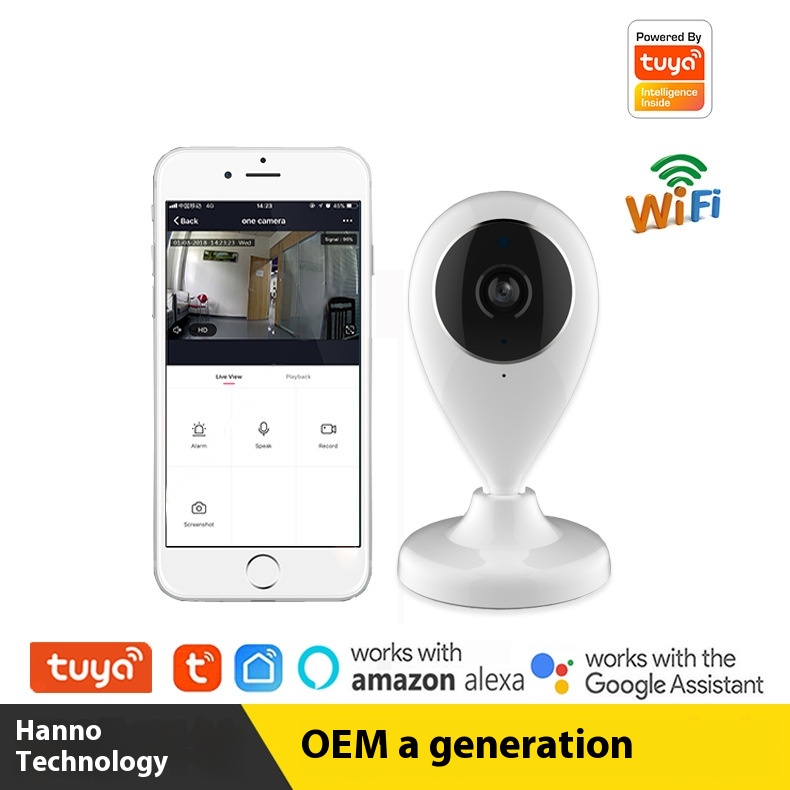 [] Alexa Wireless H D Camera Tuya Smart Home Mobile Phone Remote Home Monitor