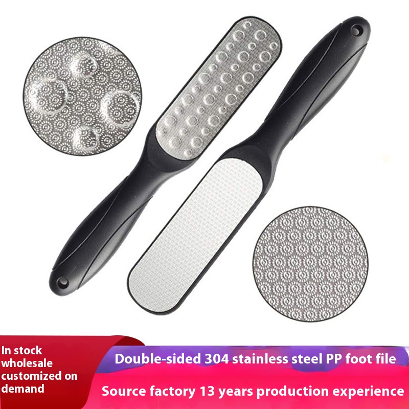 Foot Grinder To Remove Dead Skin, Foot Grinding Stone, Foot Rub, Stainless Steel Foot Rub, Foot Rub Artifact, Double-sided Foot Plate File