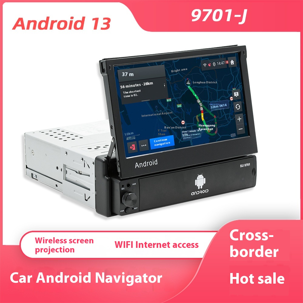 7-inch Android System Car G P S Navigator Central Control High-definition Large Screen Wireless Carplay All-in-one Machine